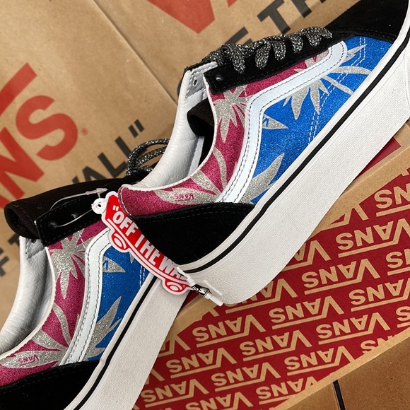 Vans Old Skool After Dark Summerlf/True White WMNS platforms - Picture 15 of 16